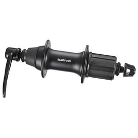 Велосипедная втулка SHIMANO FH-RM70 ACERA, задняя, под кассету, 32Н, 8/9 скоростей, чёрная, AFHRM70BZL , изображение  - НаВелосипеде.рф