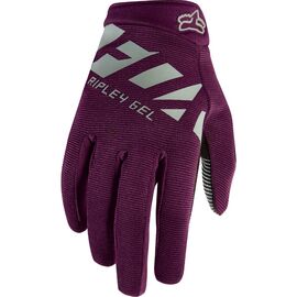 Велоперчатки женские Fox Ripley Gel Womens Glove Plum, 18476-209-L, Вариант УТ-00054407: Размер: L, изображение  - НаВелосипеде.рф