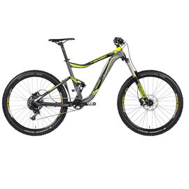 Двухподвесный велосипед МТВ KELLYS SWAG 10 2017, Вариант УТ-00041774: Рама: 444 мм (Рост: 150-165 см), Цвет: серо-желтый, изображение  - НаВелосипеде.рф