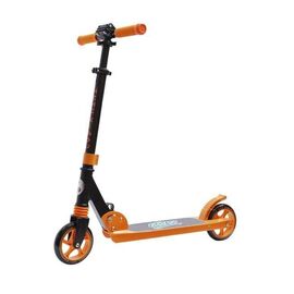 Самокат COD-X mini, двухколесный, детский,  регулируемый, с амортизатором, до 60кг, черно-оранжевый, 00-180030, изображение  - НаВелосипеде.рф