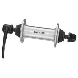 Велосипедная втулка SHIMANO HB-RM70-S ALIVIO, передняя, 36Н, серебристая, AHBRM70AS, изображение  - НаВелосипеде.рф
