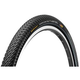 Велопокрышка Continental Top Contact Winter II Reflex, 26 x 2.2 (55-559), чёрный, отражатель, 100617, изображение  - НаВелосипеде.рф