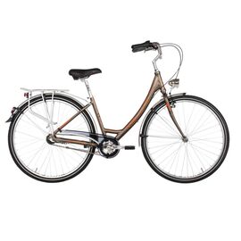 Городской велосипед KELLYS AVENUE 20 2017, Вариант УТ-00041791: Рама: 430 мм (Рост: 157-171 см), Цвет: коричневый, изображение  - НаВелосипеде.рф