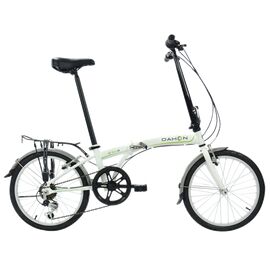 Складной велосипед DAHON S.U.V. D6 2017, Вариант УТ-00044657: Рама: мультирама (Рост: 145-190cm), Цвет: белый, изображение  - НаВелосипеде.рф