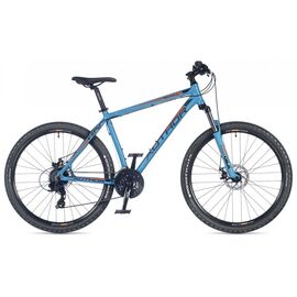 Горный велосипед AUTHOR Rival 27,5" 2018, Вариант УТ-00056594: Рама: 17" (Рост: 155 - 175 см), Цвет: голубо-оранжево-белый, изображение  - НаВелосипеде.рф