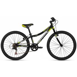 Подростковый велосипед KELLYS Kiter 30 24" 2017, Вариант УТ-00038674: Колеса: 24" (Рост: от 130 см), Цвет: черный, изображение  - НаВелосипеде.рф