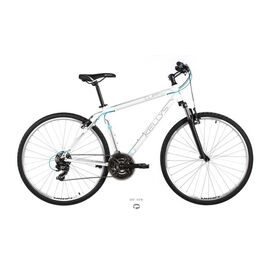 Гибридный велосипед KELLYS CLIFF 10, колёса 28", рама: Al 6061, 21 скорость, белый , Вариант УТ-00041783: Рама 21" (Рост: 177- 190 см); Цвет: белый, изображение  - НаВелосипеде.рф