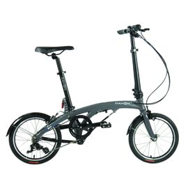 Складной велосипед Dahon EEZZ D3 2017, Вариант УТ-00044656: Рама: мультирама (Рост: 140-180 см), Цвет: матовый серый , изображение  - НаВелосипеде.рф