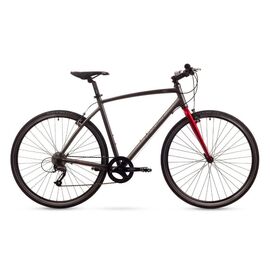 Городской велосипед ROMET MISTRAL URBAN 56 28" 2016 , Вариант УТ-00024143: Рама: 21" (Рост: 180-190 см), Цвет: темно-серый , изображение  - НаВелосипеде.рф