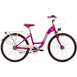 Подростковый велосипед Romet PANDA lux 24" 2016, Вариант УТ-00024146: Рама: 13 S (Рост: 130-150 см), Цвет: оранжевый , изображение  - НаВелосипеде.рф