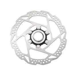 Ротор велосипедный SHIMANO SM-RT54, DEORE под center lock, D:160мм, только для органических колодок, ASMRT54S, изображение  - НаВелосипеде.рф