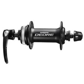 Велосипедная втулка SHIMANO DEORE, задняя, под кассету, 36H, под диск, 8-10 скоростей, AFHM615AZBL, изображение  - НаВелосипеде.рф