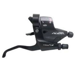 Шифтер/тормозная ручка SHIMANO  ST-M390 Acera для V-brake, правая, 9 ск, трос 2050мм ASTM390RAL пр.у, изображение  - НаВелосипеде.рф