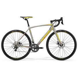 Циклокроссовый велосипед Merida Cyclo Сross 400 28" 2018, Вариант УТ-00043866: Рама: L 56cm (Рост: 175 - 180 cm), Цвет: серо-желтый , изображение  - НаВелосипеде.рф