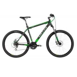 Горный велосипед KELLYS VIPER 30 27,5" (2017), Вариант УТ-00054269: Рама: 19,5" (Рост: 185 - 190 cm), Цвет: черно-зеленый, изображение  - НаВелосипеде.рф