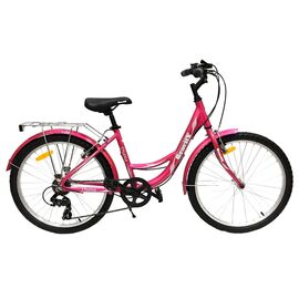Подростковый велосипед Gravity DIANA 24" 2017, Вариант УТ-00040179: Рама: 15,5" (Рост: 135-155см), Цвет: розовый, изображение  - НаВелосипеде.рф