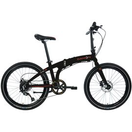 Складной велосипед DAHON Ios D9 2017, Вариант УТ-00049161: Рама: мультирама (142 - 195 см), Цвет: черный, изображение  - НаВелосипеде.рф