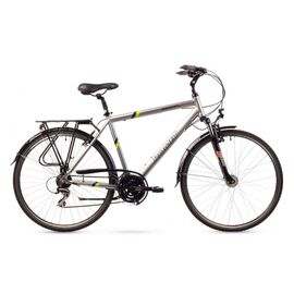 Городской велосипед ROMET WAGANT 2 28" 2016, Вариант УТ-00024178: Рама: 21" (Рост: 180-190 см), Цвет: графит, изображение  - НаВелосипеде.рф