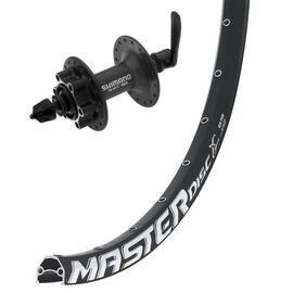 Колесо велосипедное REMERX 26" переднее 32H, Remerx Master, Shimano Alivio, disc, VAM26RM32ALIVDF, изображение  - НаВелосипеде.рф