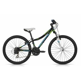 Подростковый велосипед KELLYS Kiter 50 24" 2017, Вариант УТ-00038672: Колёса 24" (Рост: от 120 см), Цвет: черный, изображение  - НаВелосипеде.рф
