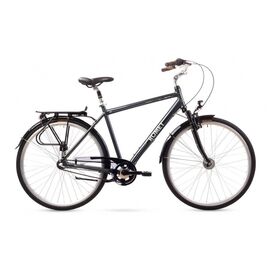 Городской велосипед ROMET ART NOVEAU 3 28" 2016, Вариант УТ-00024111: Рама: 19" M (Рост: 172-180 см), Цвет: серый, изображение  - НаВелосипеде.рф