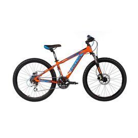 Подростковый велосипед KELLYS Marc 90 24" 2017, Вариант УТ-00038667: Колеса: 24" (Рост: 125-145 см ), Цвет: оранжево-синий, изображение  - НаВелосипеде.рф