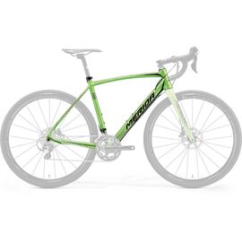 Рама велосипедная Merida Cyclocross 700-KIT-FRM 2017, Вариант УТ-00036591: Рама: M-L 54" (Рост: 170 - 175 cm), Цвет: зелено-черный, изображение  - НаВелосипеде.рф
