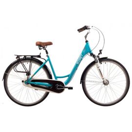 Женский велосипед ROMET ART DECO 7 28" 2016, Вариант УТ-00024109: Рама: 17 M (Рост: 160-175 см), Цвет: бирюзовый , изображение  - НаВелосипеде.рф