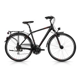 Туристический велосипед KELLYS CARTER 60 2017, Вариант УТ-00044664: Рама: 19" (Рост: 170-180 см), Цвет: черный, изображение  - НаВелосипеде.рф