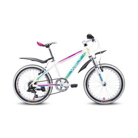 Детский велосипед Welt Edelweiss 20" 2016, Вариант УТ-00032616: Рама: 10" (Рост: 120 - 135 см), Цвет: бело-пурпурный, изображение  - НаВелосипеде.рф