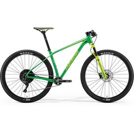 Горный велосипед Merida Big.Nine Limited 29" 2018, Вариант УТ-00059179: Рама: L 19" (Рост:  185 - 190 cm), Цвет: зелено-желтый, изображение  - НаВелосипеде.рф