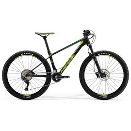 Горный велосипед Merida Big.Seven 4000 27,5" 2018, 6110735885, Вариант УТ-00059222: Рама: L 19" (Рост: 185 - 190 cm), Цвет: матовый черно-зеленый, изображение  - НаВелосипеде.рф