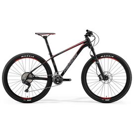 Горный велосипед Merida Big.Seven 700 27,5" 2018, 6110735960, Вариант УТ-00059238: Рама: L 19" (Рост: 185 - 190 cm), Цвет: матовый черно-красно-серый, изображение  - НаВелосипеде.рф