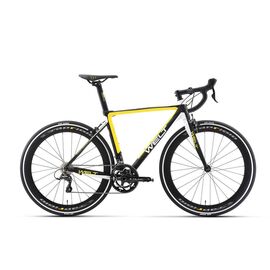 Шоссейный велосипед Welt R100 28" 2017, R1002817, Вариант УТ-00030695: Рама: M 51 cm (Рост: 165 - 170 cm), Цвет: матовый черно-желто-белый , изображение  - НаВелосипеде.рф