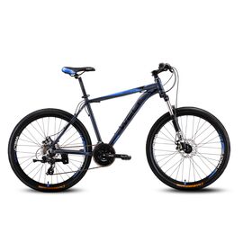 Горный велосипед Welt Ridge 2.0 D 26" 2016, Вариант УТ-00030698: Рама: 16" (Рост: 158 - 168 см), Цвет: матово-серый/синий, изображение  - НаВелосипеде.рф