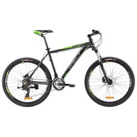 Горный велосипед Welt Ridge LTD 26" 2017, RidLTD17, Вариант УТ-00035040: Рама: 18" (Рост: 168 - 178 см), Цвет: матово-серый/зелёный/чёрный, изображение  - НаВелосипеде.рф