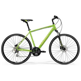 Городской велосипед Merida Crossway 20-D 28" 2018, Вариант УТ-00059263: Рама: L 55 cm (Рост: 175 - 180 cm), Цвет: зелено-черный, изображение  - НаВелосипеде.рф