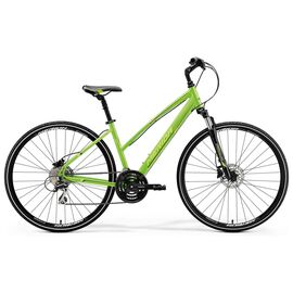 Городской женский велосипед Merida Crossway 20-D Lady 28" 2018, Вариант УТ-00059262: Рама: L 54 cm (Рост: 170 - 175 cm), Цвет: зелено-черный, изображение  - НаВелосипеде.рф