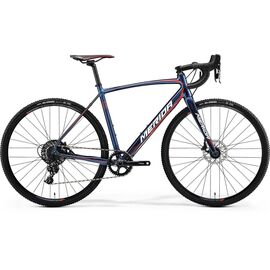 Циклокроссовый велосипед Merida Cyclo Сross 600 28" 2018, Вариант УТ-00059304: Рама: L 56 cm (Рост: 175 - 180 cm), Цвет: сине-красно-белый, изображение  - НаВелосипеде.рф