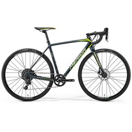 Циклокроссовый велосипед Merida Cyclo Сross 6000 28" 2018, Вариант УТ-00059310: Рама: L 56 cm (Рост: 175 - 180 cm), Цвет: серо-зелено-желтый, изображение  - НаВелосипеде.рф