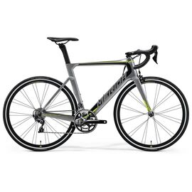 Шоссейный велосипед Merida Reacto 5000 28" 2018, Вариант УТ-00059376: Рама: L 56 cm (Рост: 175 - 180 cm), Цвет: серо-черно-зеленый, изображение  - НаВелосипеде.рф