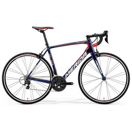 Шоссейный велосипед Merida Scultura 4000, 2018, Вариант УТ-00056707: Рама: L 56 cm (Рост: 175 - 180 cm), Цвет: синий, изображение  - НаВелосипеде.рф