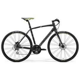 Циклокроссовый велосипед Merida Speeder 100 28" 2018, Вариант УТ-00059412: Рама: L 56 cm (Рост: 175 - 180 cm), Цвет: матовый черно-желто-серый, изображение  - НаВелосипеде.рф