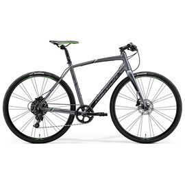 Циклокроссовый велосипед Merida Speeder 300 28" 2018, Вариант УТ-00059423: Рама: L 56 cm (Рост: 175 - 180 cm), Цвет: серо-зелено-черный, изображение  - НаВелосипеде.рф