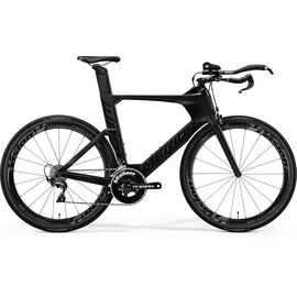 Шоссейный велосипед Merida Warp 5000 28"2018, Вариант УТ-00059427: Рама: M 54 cm (Рост: 170 - 175 cm), Цвет: матовый черный, изображение  - НаВелосипеде.рф