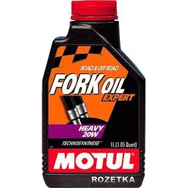 Масло MOTUL Fork Oil Expert Heavy, для вилок, 20w, полусинтетическое, 1 л, 105928, изображение  - НаВелосипеде.рф
