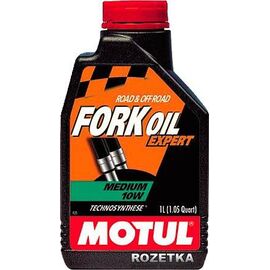 Масло MOTUL Fork Oil Expert Medium,  для  вилок, 10w, полусинтетическое, 1 л, 105930, изображение  - НаВелосипеде.рф
