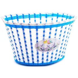 Велокорзина Vinca sport, детска, на руль, белая, P04 Lavender 2017, изображение  - НаВелосипеде.рф