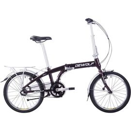 Складной велосипед Dewolf Micro 3 20" 2016, Вариант УТ-00061504: Рама: 12" (Рост: от 155 - 185 см), Цвет: коричневый, изображение  - НаВелосипеде.рф