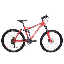 Двухподвесный велосипед Dewolf MAESTRO 2 27,5" 2016, Вариант УТ-00061521: Рама: 18" (Рост: 180 - 185 cm), Цвет: неоновый оранжево-черный, изображение  - НаВелосипеде.рф